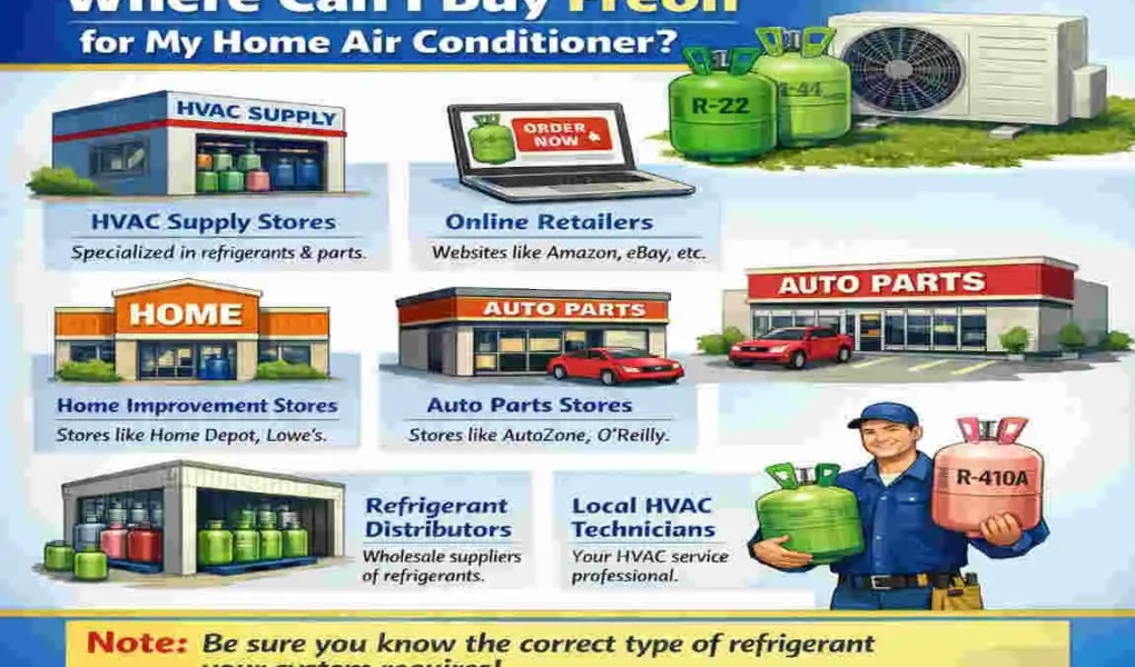 Where to Buy Freon for Home Air