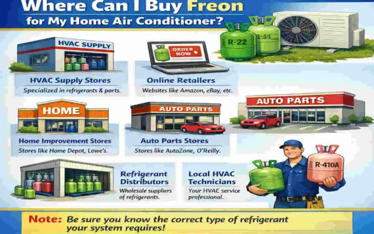 Where to Buy Freon for Home Air