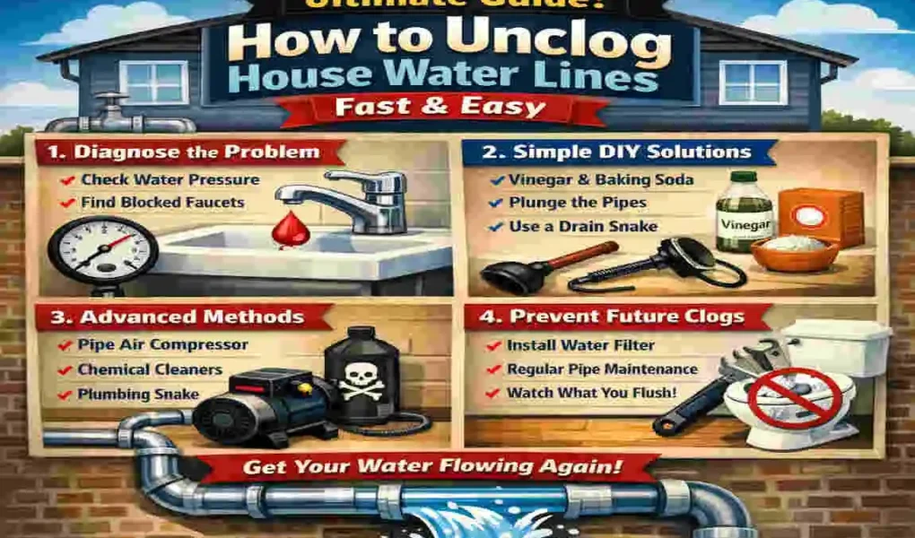 How to Unclog Water Lines in House