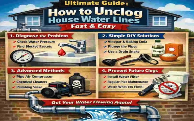 How to Unclog Water Lines in House
