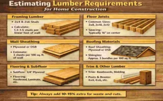 how much lumber is needed to build a house