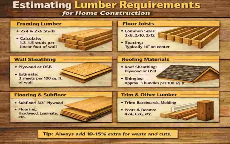 how much lumber is needed to build a house