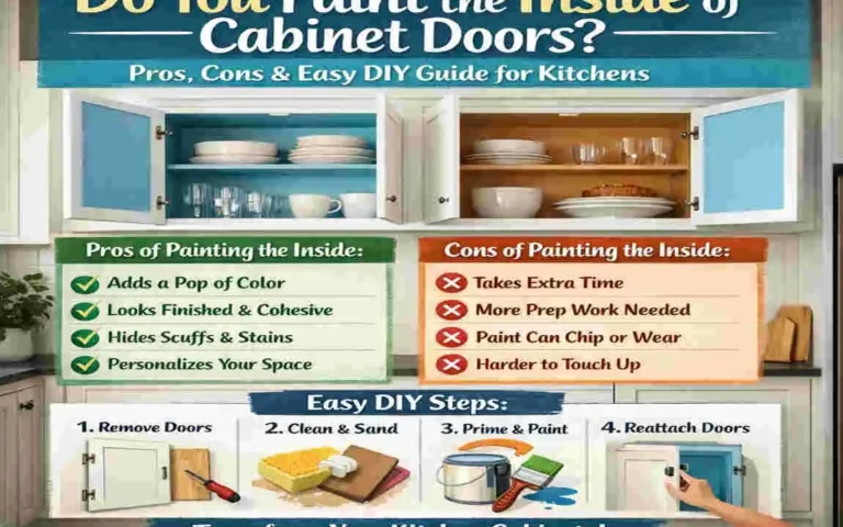 do you paint the inside of cabinets doors