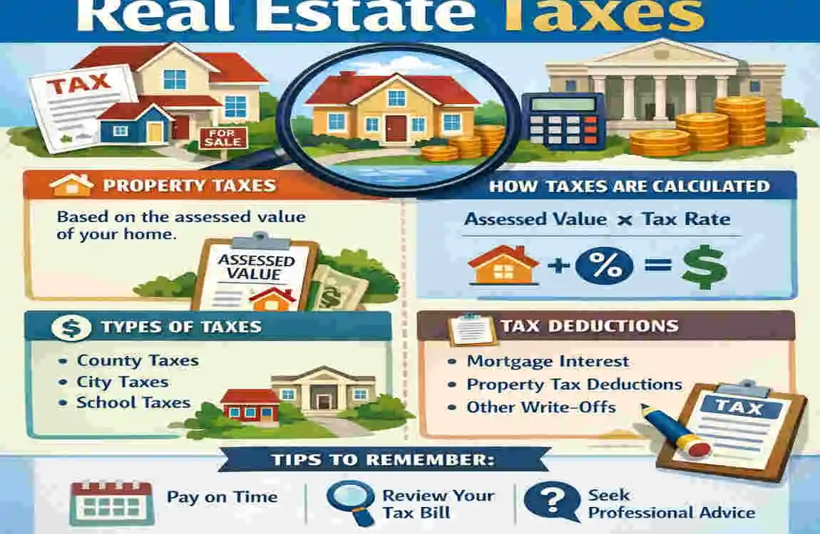are real estate taxes the same as property taxes