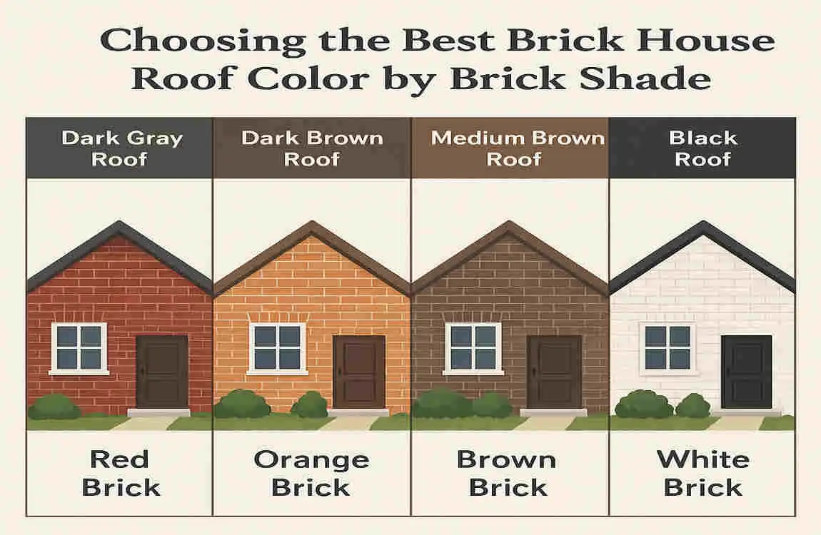 Brick House Roof Color
