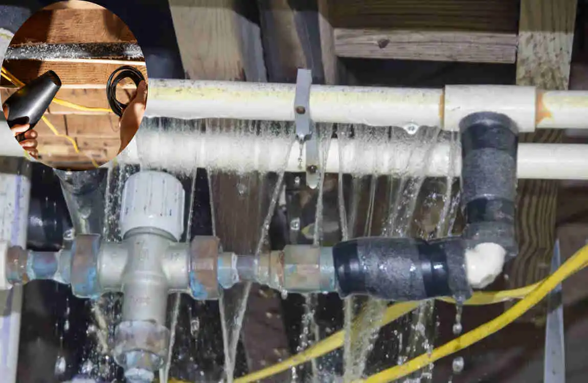 what temperature do pipes freeze under mobile home