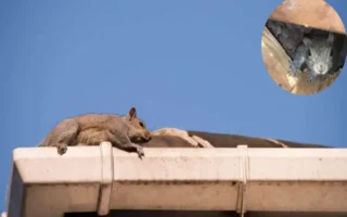 how do squirrels get in the house