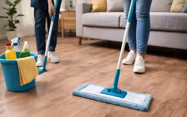 how to dry laminate flooring with water under it
