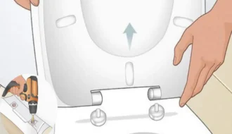 how to change toilet seat with hidden bolts