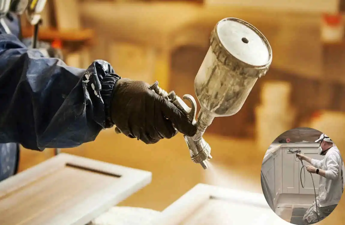 can you use canned spray paint for kitchen cabinets