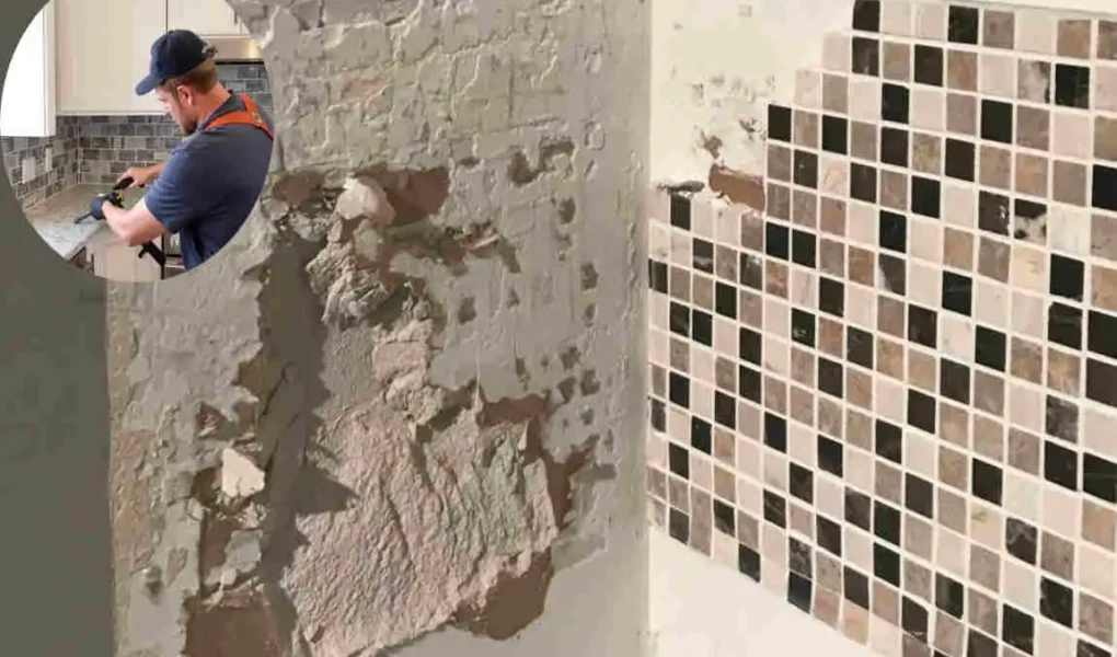 how to remove backsplash from kitchen