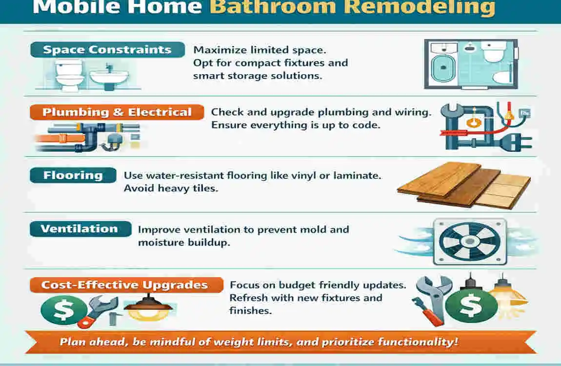 how to remodel a bathroom in a mobile home