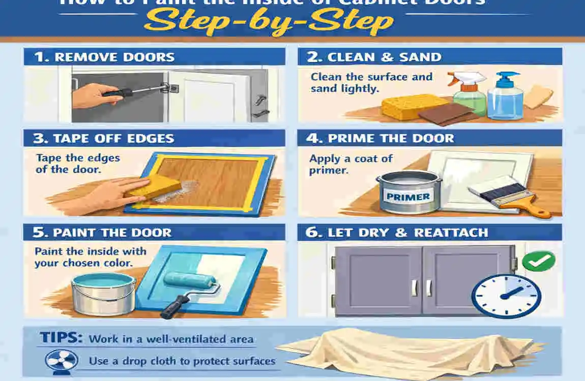 do you paint the inside of cabinets doors