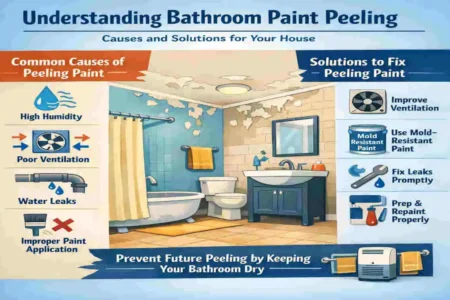 why is the paint in my bathroom peeling