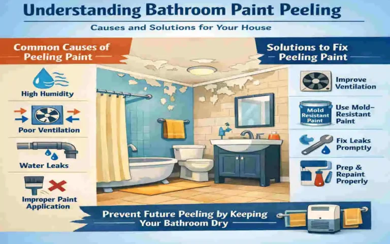 why is the paint in my bathroom peeling