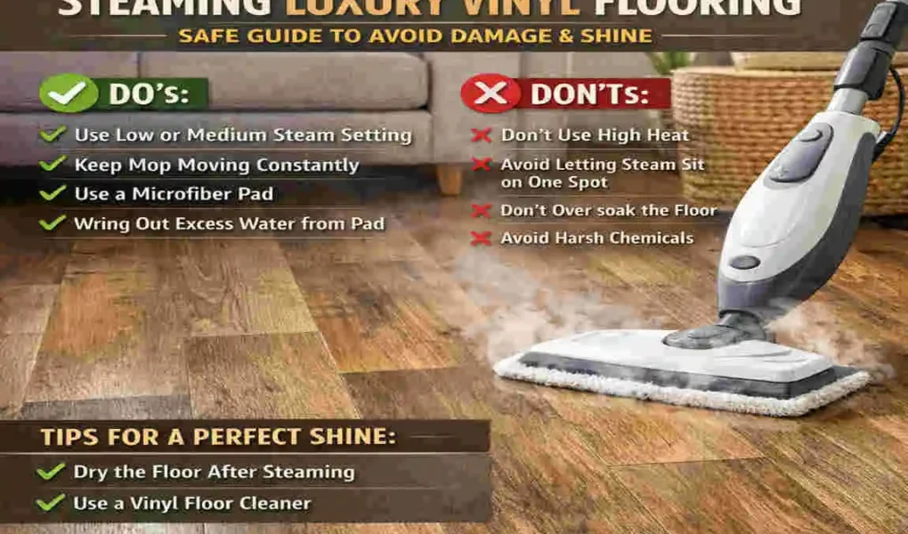 Can You Steam Luxury Vinyl Flooring