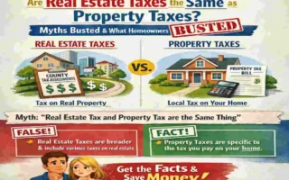 Are Real Estate Taxes the Same as Property Taxes Myths Busted & What Homeowners Need to Know
