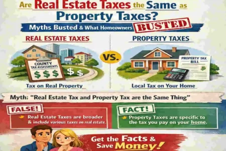 Are Real Estate Taxes the Same as Property Taxes Myths Busted & What Homeowners Need to Know