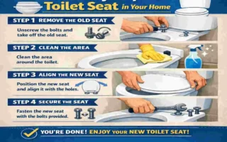 how to change toilet seat with hidden bolts