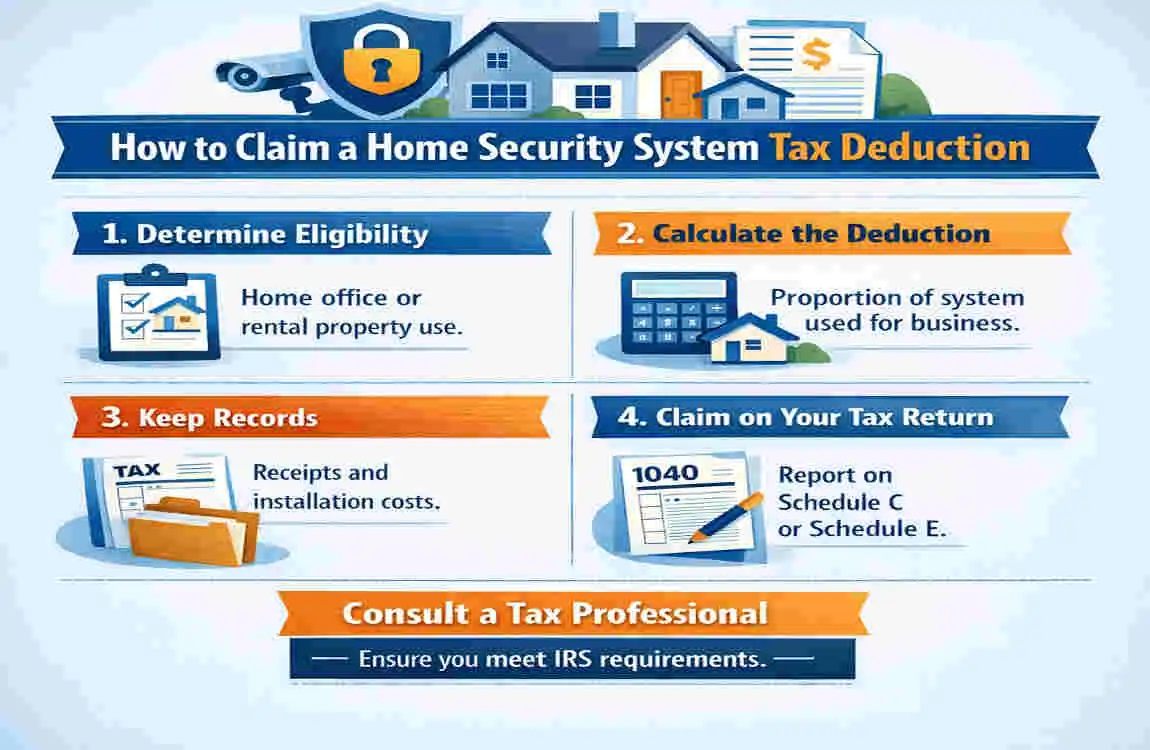 are home security systems tax deductible