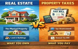 are real estate taxes the same as property taxes