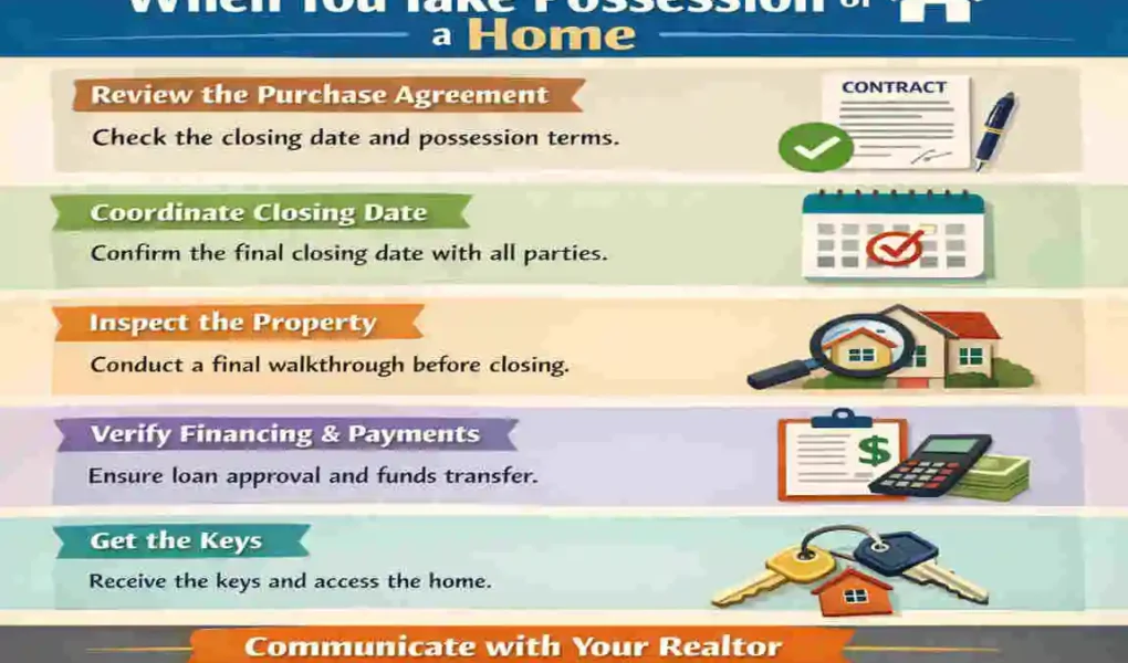 when does buyer take possession of home