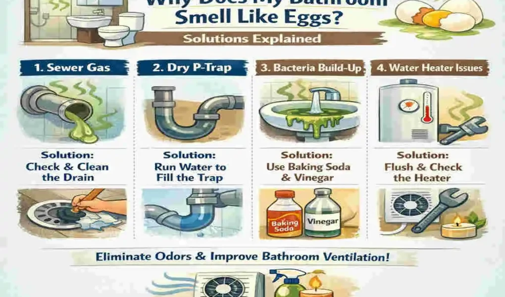 why does my bathroom smell like eggs