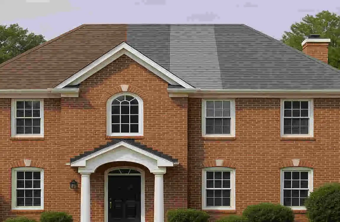 Brick House Roof Color