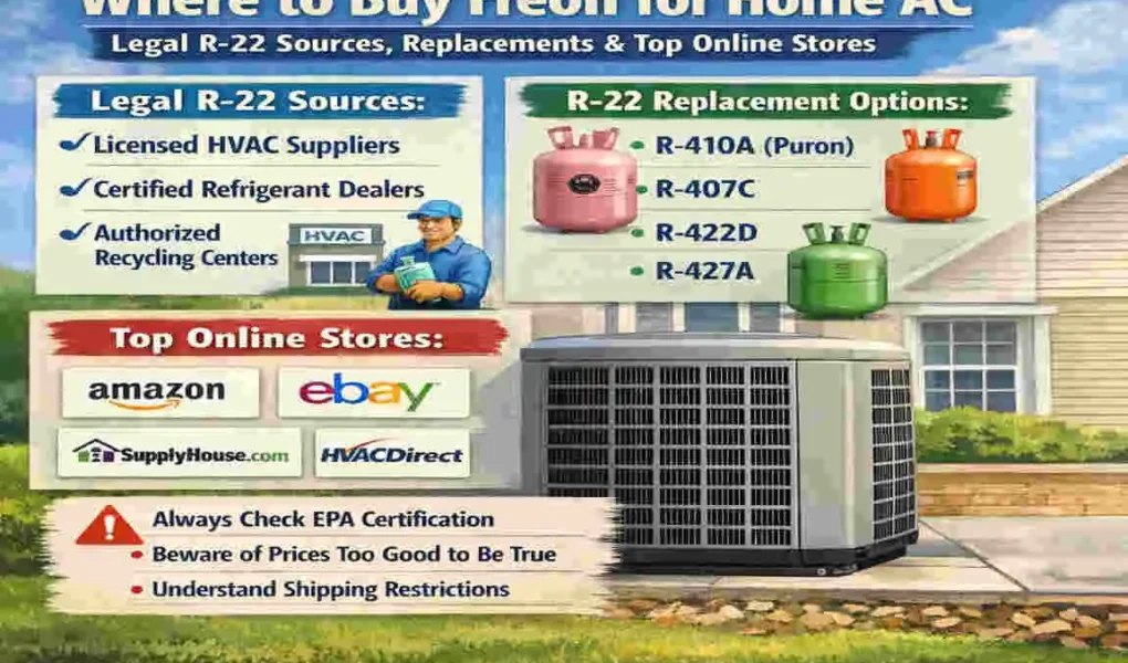 Where to Buy Freon for Home Air