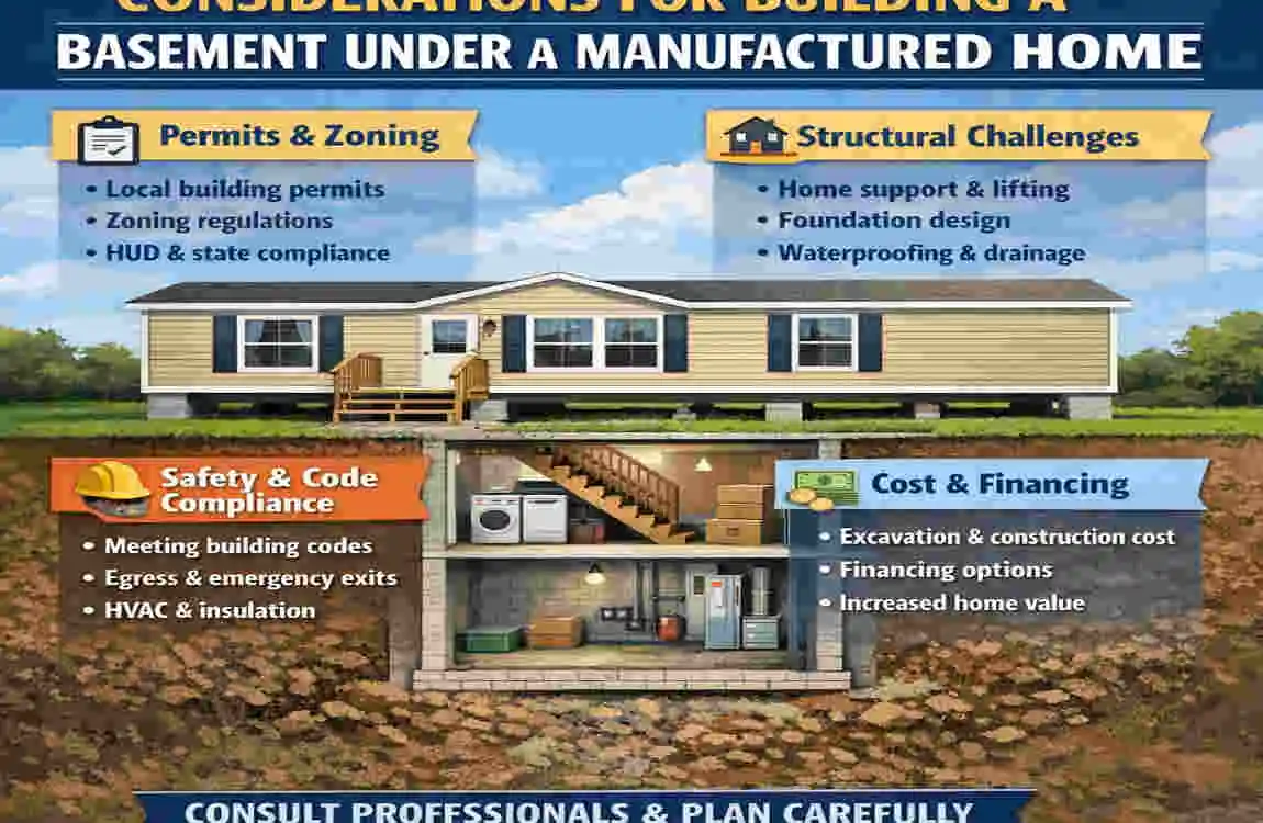 how much does it cost to put a basement under a manufactured home
