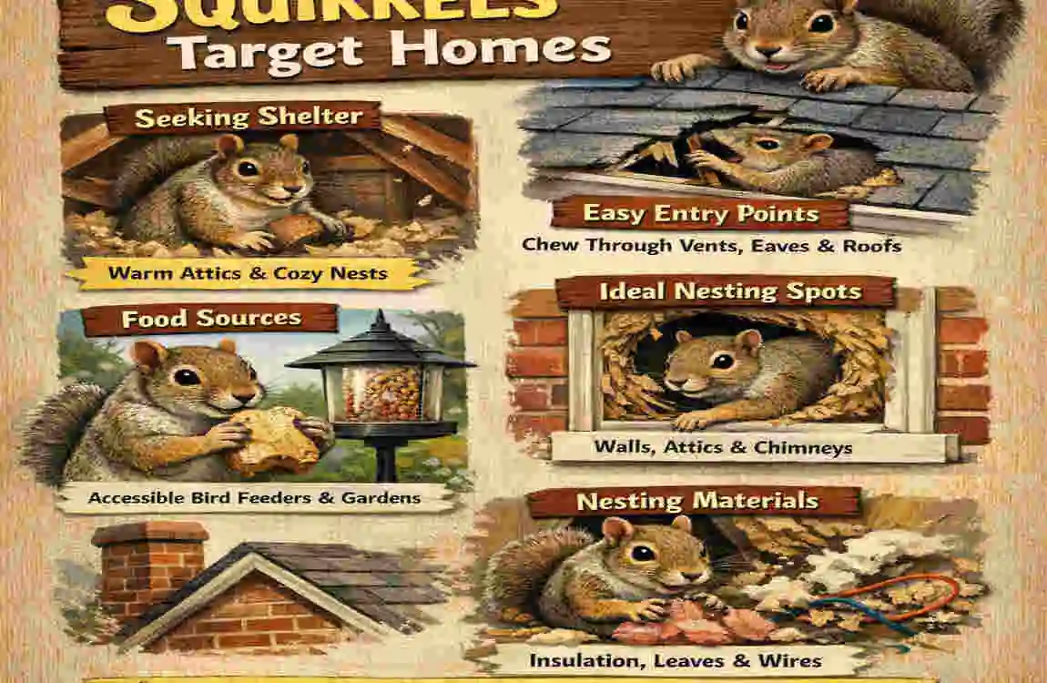 How Do Squirrels Get in the House Without You Noticing? 6 Common Gaps + Easy DIY Fixes