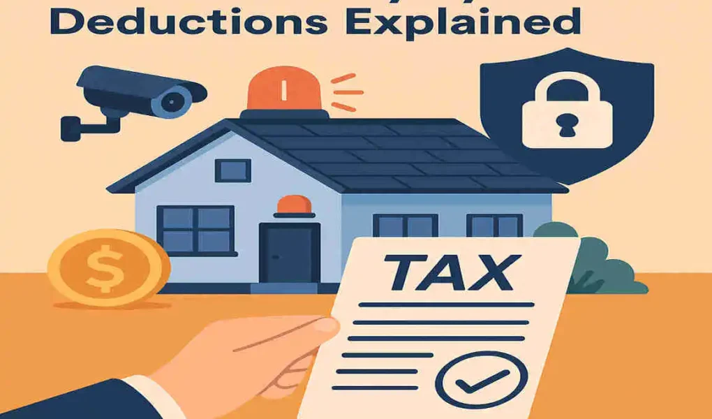 Are Home Security Systems Tax Deductible?