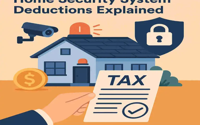 Are Home Security Systems Tax Deductible?