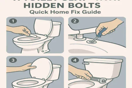 How to Replace a Toilet Seat with Hidden Bolts: Quick Home Fix Guide