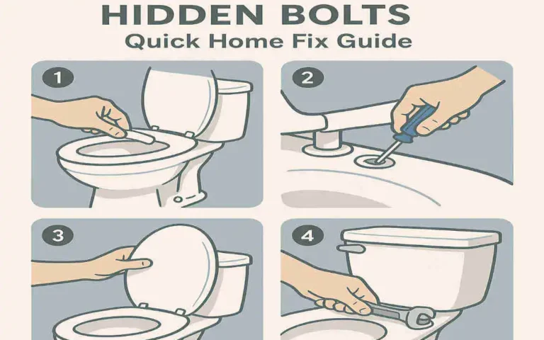 How to Replace a Toilet Seat with Hidden Bolts: Quick Home Fix Guide