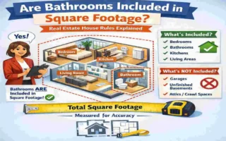 are bathrooms included in square footage