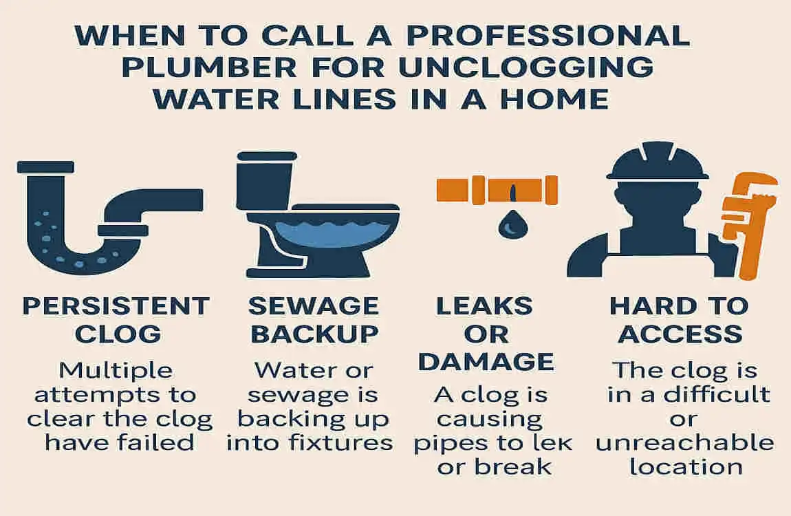 How to Unclog Water Lines in Your Home