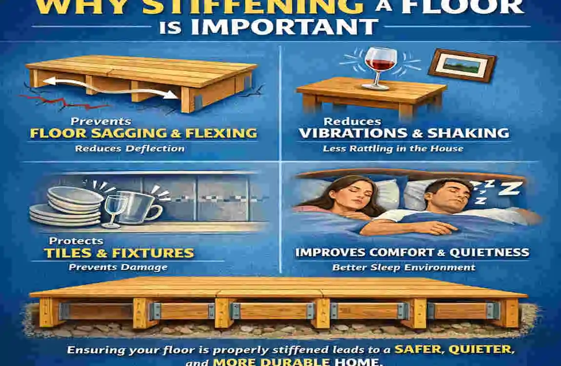 how to stiffen up a floor