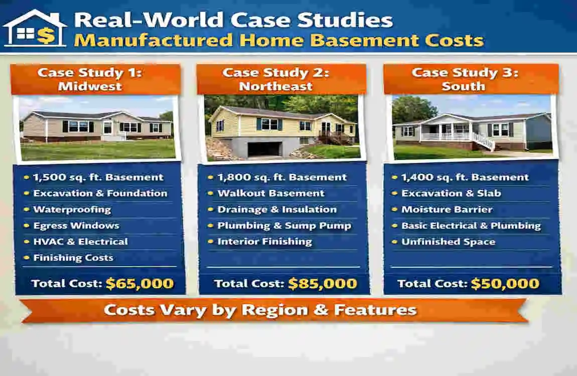 how much does it cost to put a basement under a manufactured home