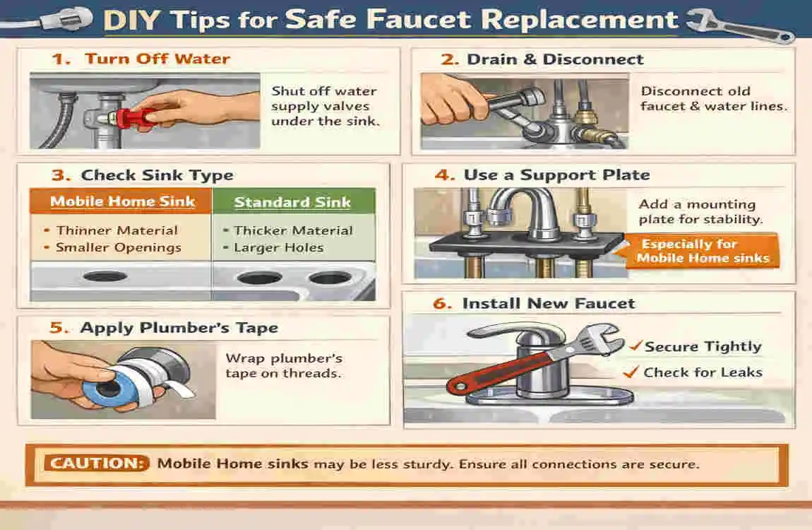 are mobile home faucets different
