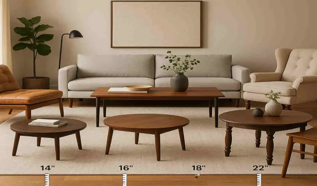 What is a good coffee table height?