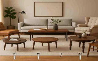 What is a good coffee table height?