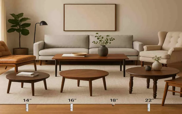 What is a good coffee table height?