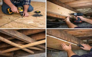 how to stiffen up a floor