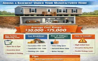 how much does it cost to put a basement under a manufactured home