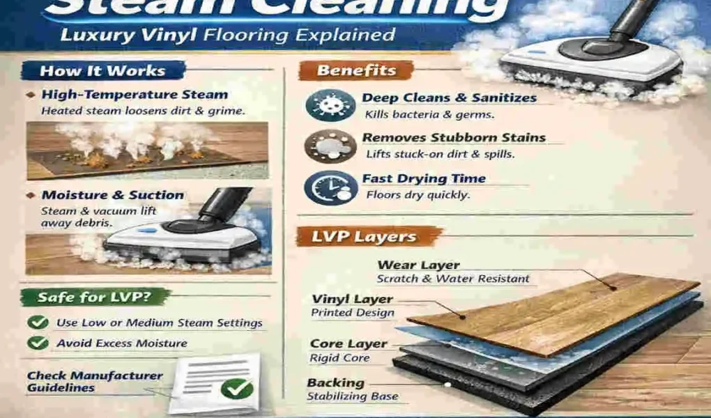 can you steam luxury vinyl flooring