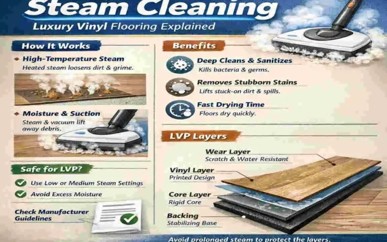 can you steam luxury vinyl flooring