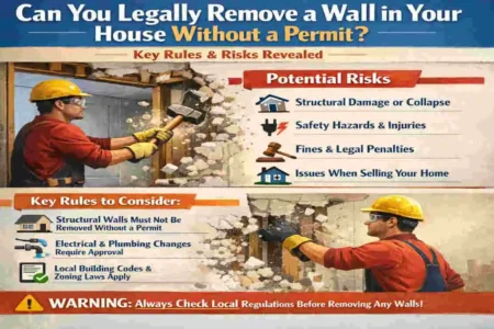 can i remove a wall in my house without a permit