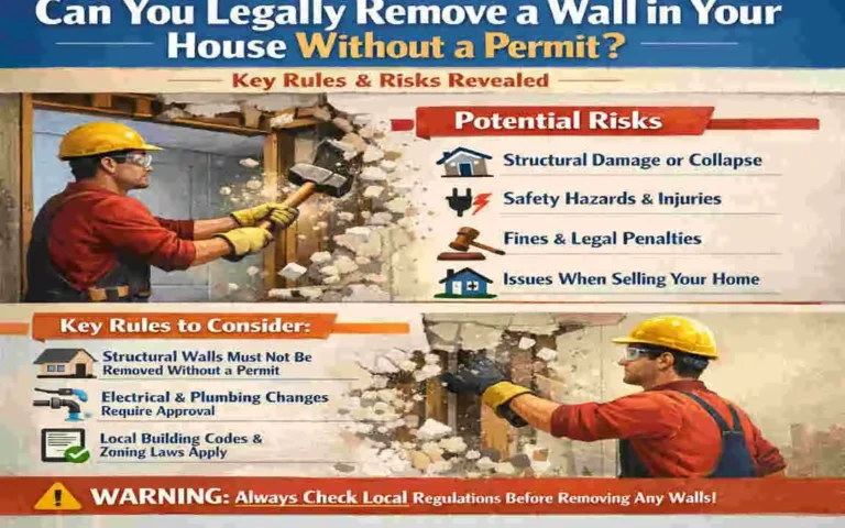 can i remove a wall in my house without a permit