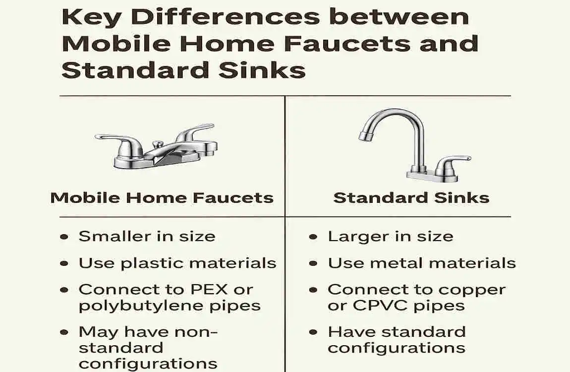 Are Mobile Home Faucets Compatible with Standard Sinks?